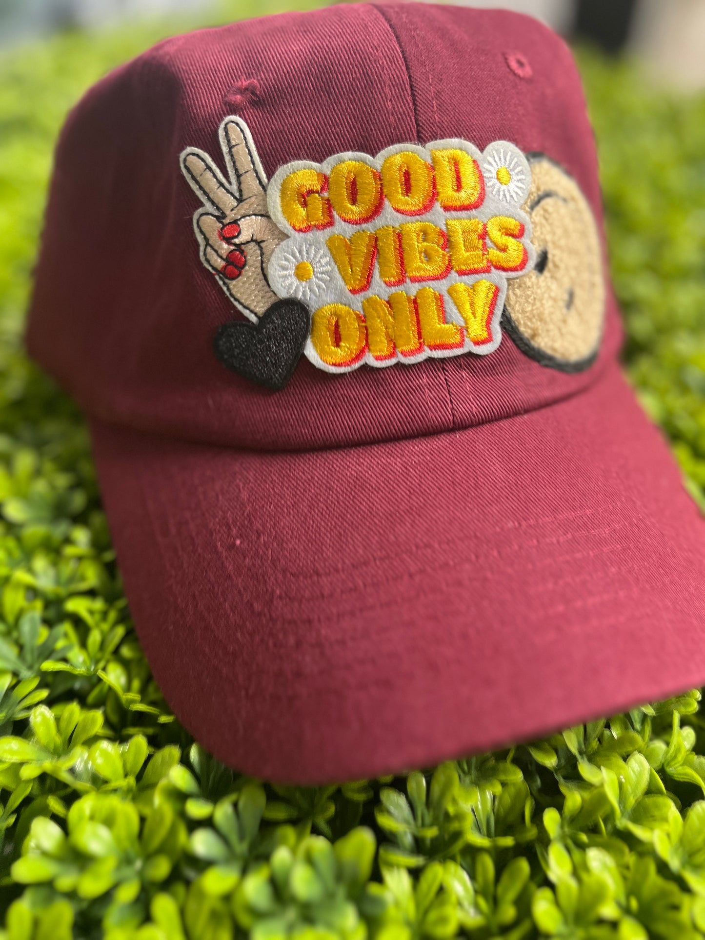 Good Vibes Only Custom Hat